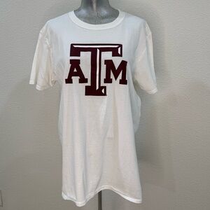 Fanatics White and Maroon Short Sleeve Tee